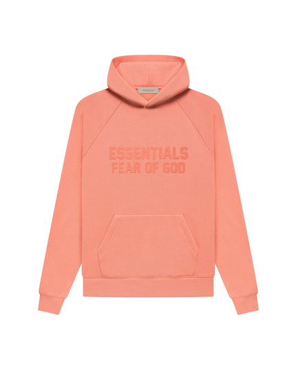 FEAR OF GOD ESSENTIALS Pull-Over Hoodie - Coral (Fall 22)