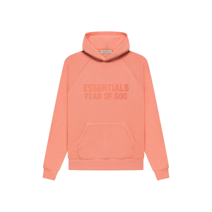 FEAR OF GOD ESSENTIALS Pull-Over Hoodie - Coral (Fall 22) (EOFY)