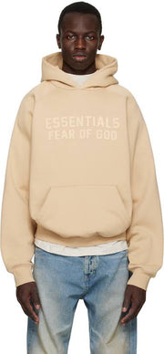 FEAR OF GOD ESSENTIALS Pull-Over Hoodie - Sand (SS23)