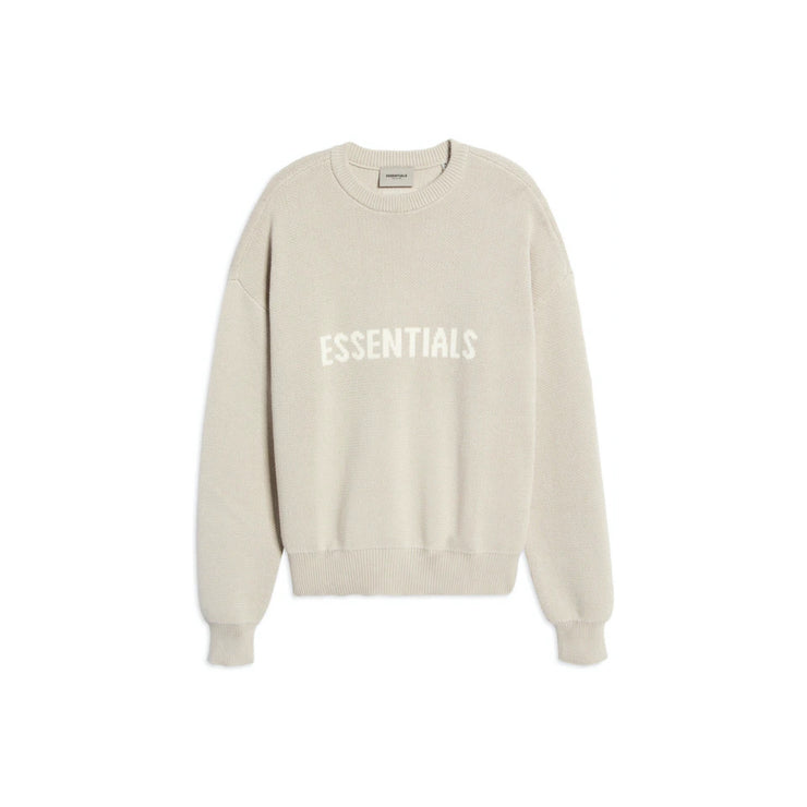 FEAR OF GOD ESSENTIALS Knit Sweater - Oat/Stone (US Exclusive)