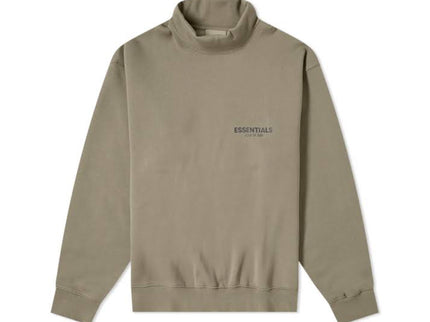 FEAR OF GOD ESSENTIALS Pull-Over Mockneck Sweatshirt - Moss