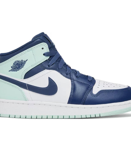 Air Jordan 1 Mid 'Mystic Navy Mint Foam' (GS)