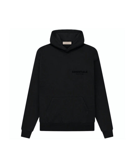 FEAR OF GOD ESSENTIALS Pull-Over Hoodie - Black (SS22 Core Collection)