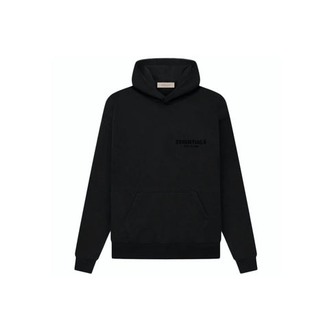 FEAR OF GOD ESSENTIALS Pull-Over Hoodie - Black (SS22 Core Collection)