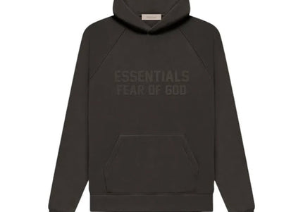 FEAR OF GOD ESSENTIALS Pull-Over Hoodie - Off Black (SS23)