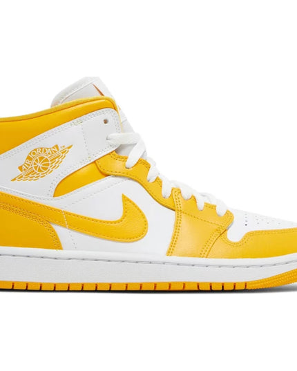 Air Jordan 1 Mid 'White University Gold' (Women's)