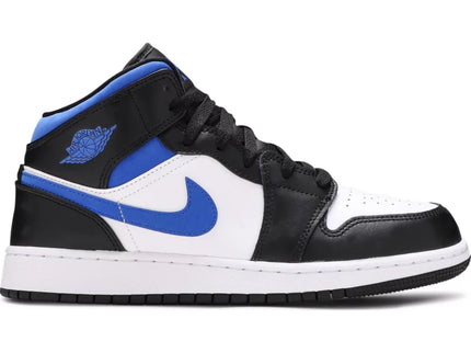 Air Jordan 1 Mid 'White Black Racer Blue' (GS)