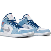 Air Jordan 1 Mid SE 'French Blue Fire Red' (EOFY)