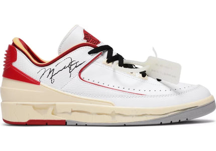 Off-White x Jordan 2 Retro Low SP 'White Red'