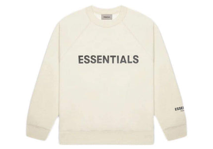 FEAR OF GOD ESSENTIALS 3D Silicon Applique Crewneck - Cream
