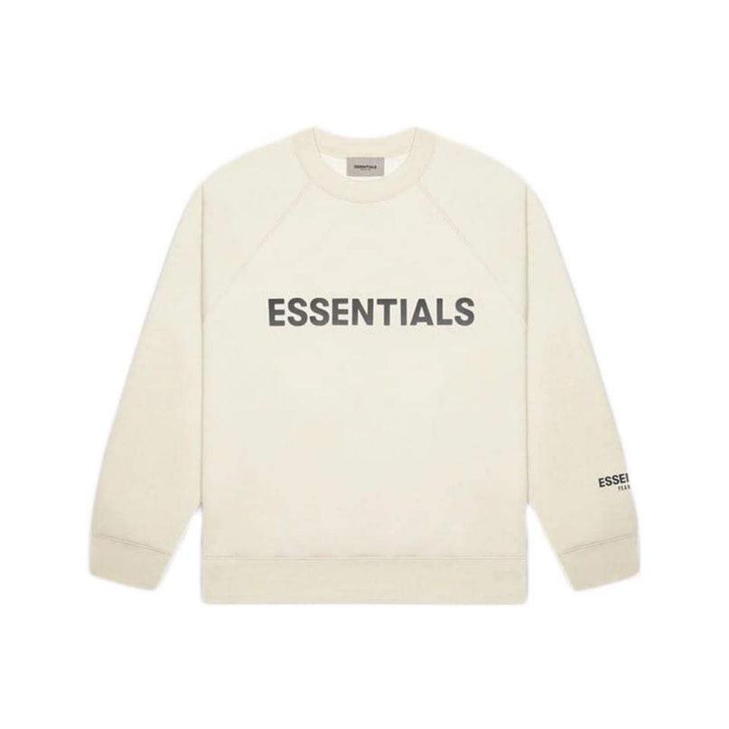 FEAR OF GOD ESSENTIALS 3D Silicon Applique Crewneck - Cream