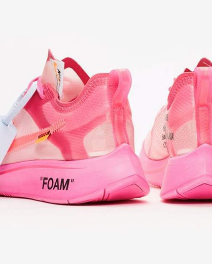 Off-White x Nike Zoom Fly 'Tulip Pink'