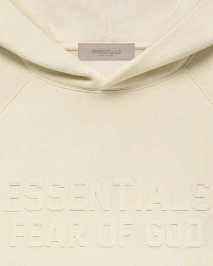 FEAR OF GOD ESSENTIALS Pull-Over Hoodie - Egg Shell (Fall 22)