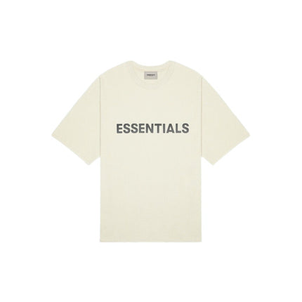 FEAR OF GOD ESSENTIALS 3D Silicon Applique T-Shirt - Cream