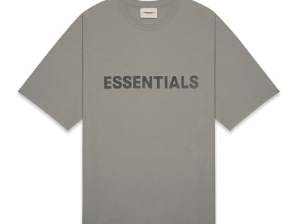 FEAR OF GOD ESSENTIALS 3D Silicon Applique Boxy T-Shirt - Cement (SS20)