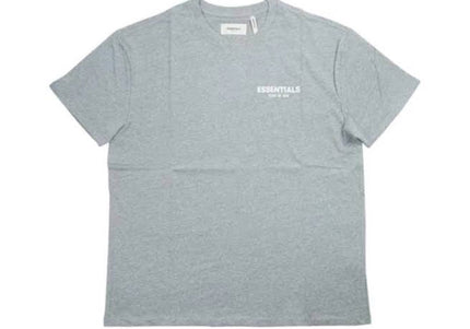 FEAR OF GOD ESSENTIALS Boxy Logo T-Shirt - Dark Heather Grey (FW18)