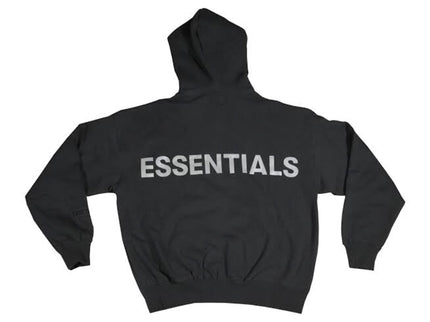 FEAR OF GOD ESSENTIALS 3M Logo Pullover Hoodie - Black/White