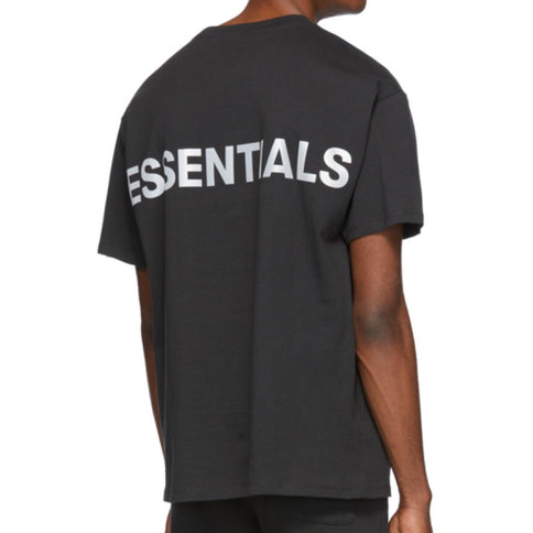 FEAR OF GOD ESSENTIALS 3M Logo Boxy T-Shirt - Black/White