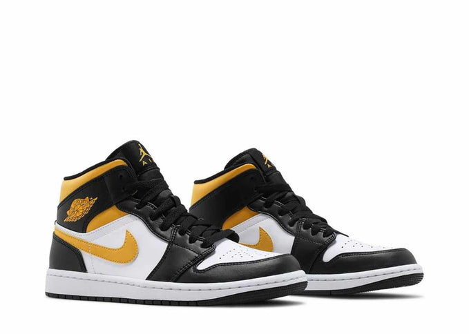 Air Jordan 1 Mid 'White Pollen Black'