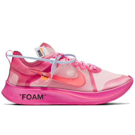 Off-White x Nike Zoom Fly 'Tulip Pink'