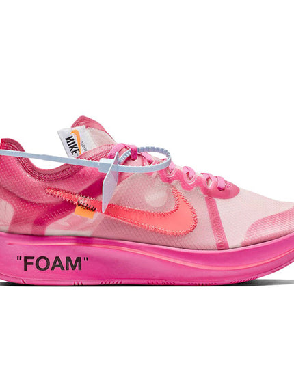 Off-White x Nike Zoom Fly 'Tulip Pink'