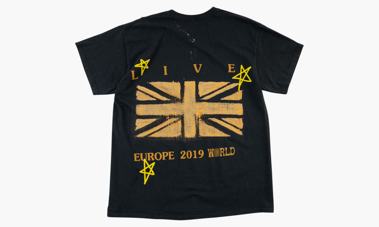 Travis Scott Astroworld EU Exclusive Black Union Jack T-Shirt